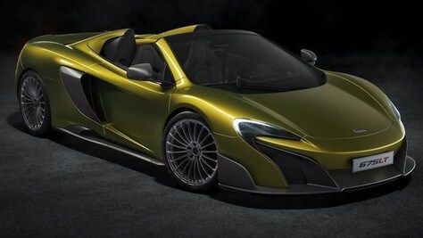 McLaren 675LT Spider, sfida a Ferrari e Lambo