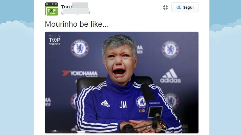 Chelsea ko, l'ironia dei social su Mourinho