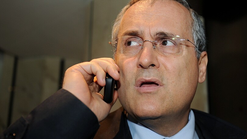 Serie A Lazio, Lotito in visita al ritiro della squadra