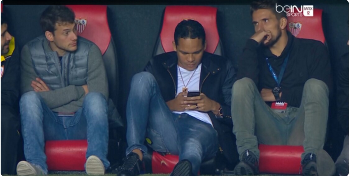 Champions: Bacca in tribuna per tifare Siviglia contro la Juve