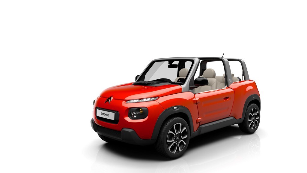 Citroen E-Mehari, l'elettrica mai vista prima