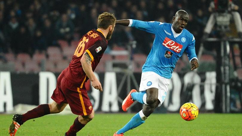 Napoli-Roma 0-0, gol annullato a De Rossi