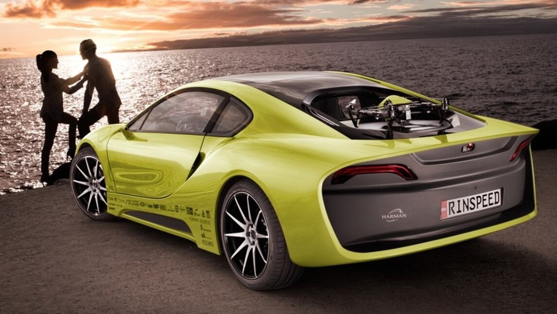Rinspeed Etos, la supercar elettrica col drone incorporato