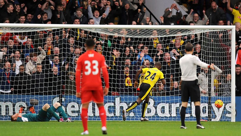 Premier League: il Liverpool crolla contro il Watford, pari tra Swansea e West Ham