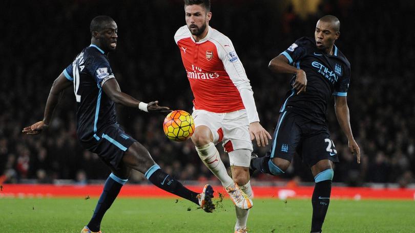 Premier: Arsenal-Manchester City 2-1, Gunners a -2 da Ranieri