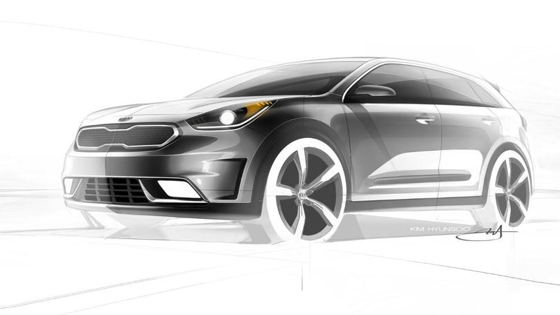 Kia Niro Hybrid, nel 2016 il primo "HUV" coreano