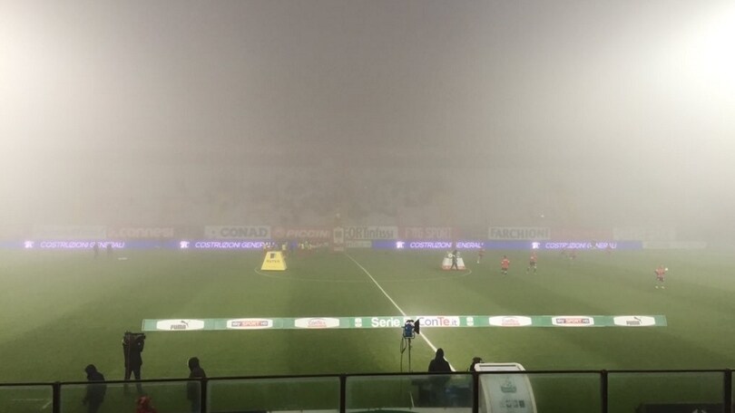 Nebbia, Perugia-Vicenza rinviata al 19 gennaio