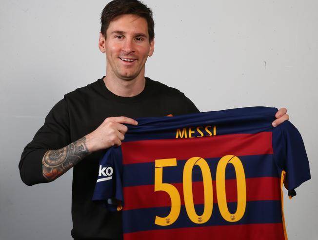 Liga Barcellona, Messi alla partita numero 500