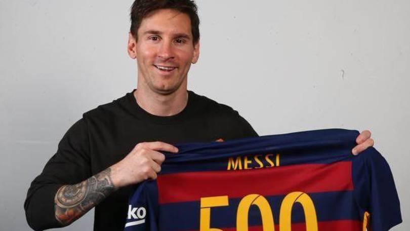 Liga Barcellona, Messi alla partita numero 500