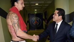 Inter-Psg 0-1: Ibrahimovic non segna e saluta Thohir