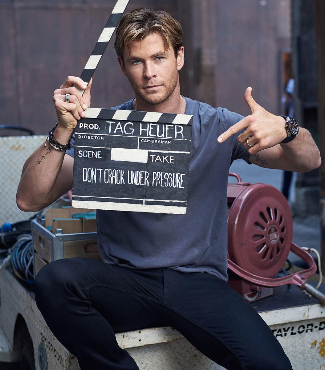 Chris Hemsworth testimonial di TAG Heuer