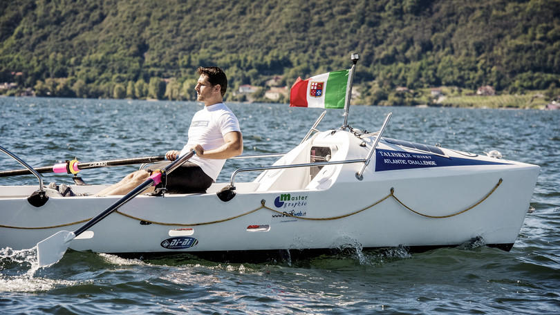 Matteo Perucchini alla Talisker Whisky Atlantic Challenge