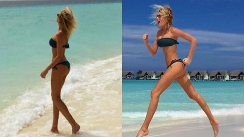 Alessia Marcuzzi alle Maldive fa impazzire i suoi fan