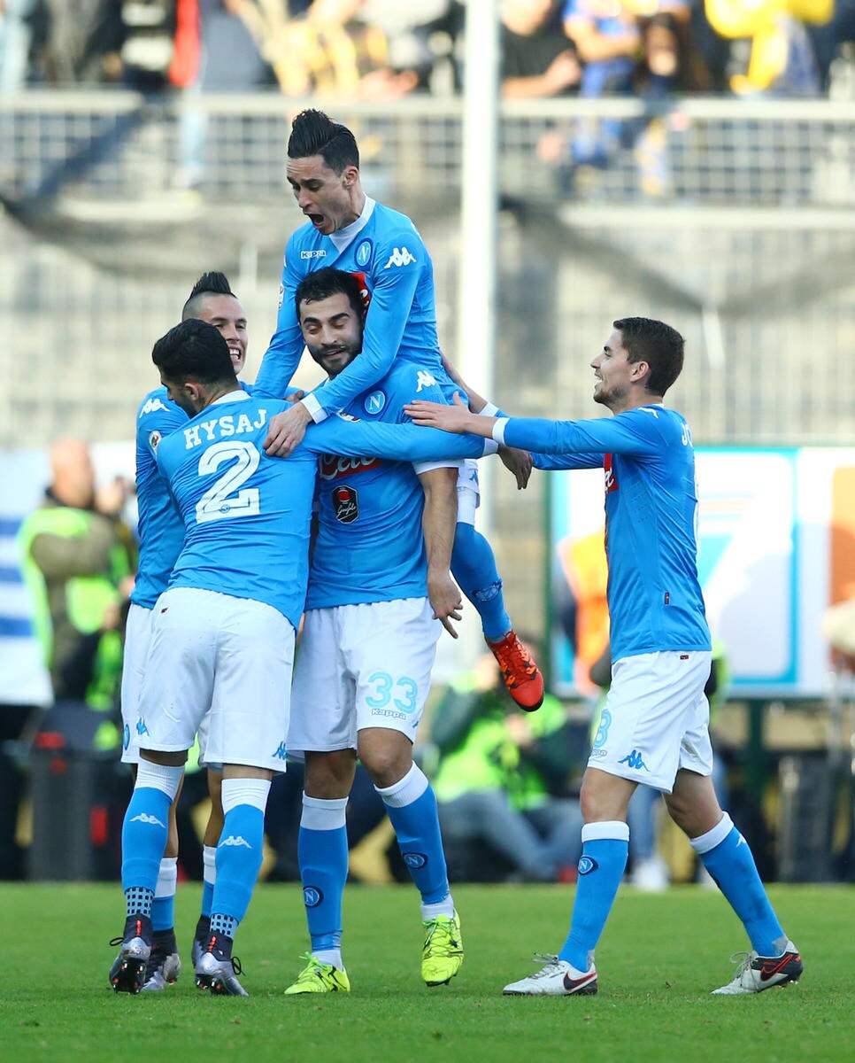 Risultati Serie A, Frosinone-Napoli 1-5: azzurri campioni d'inverno