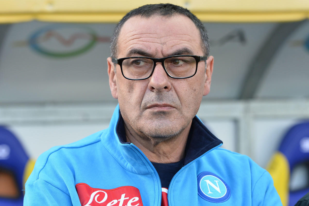 Serie A Napoli, Sarri: «Scudetto? Juventus favorita»