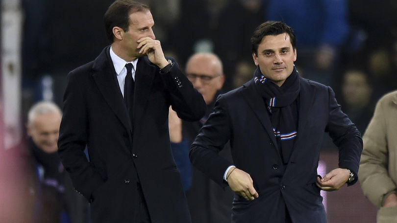 Serie A Sampdoria, Montella: «Al momento la Juventus è la più forte»
