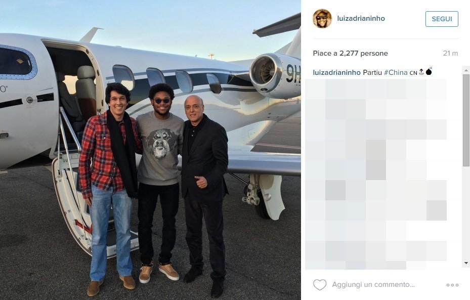Calciomercato Milan, Luiz Adriano in viaggio per la Cina