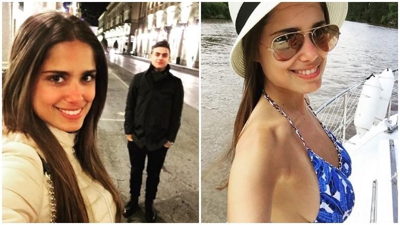 Juventus, Dybala e la fidanzata: selfie in centro a Torino