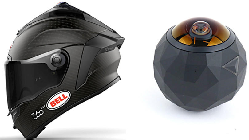 Videocamera nel casco: motociclisti a 360°