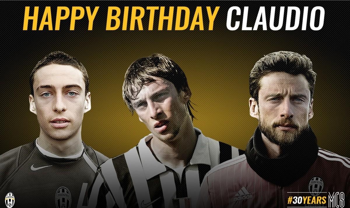 Serie A Juventus, Marchisio compie 30 anni: gli auguri del club