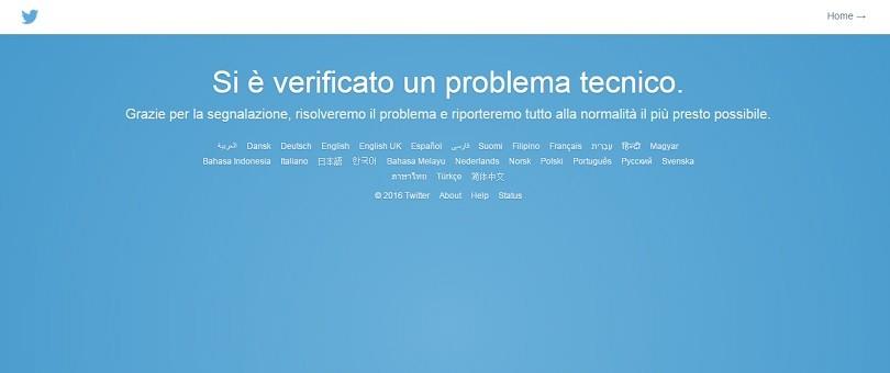 Twitter in crash, social network bloccato