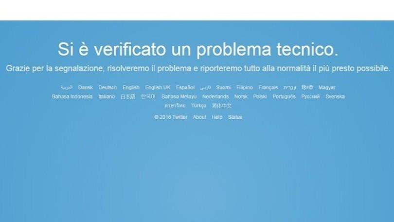 Twitter in crash, social network bloccato