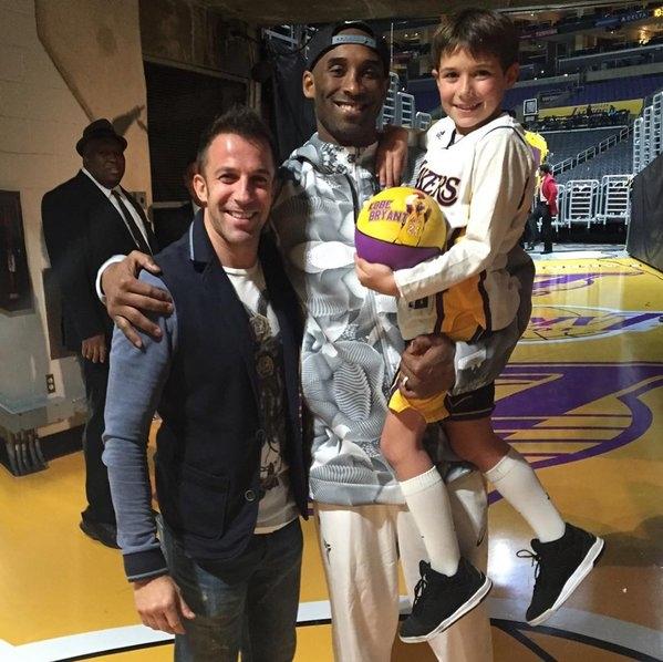 Alessandro Del Piero incontra Kobe Bryant