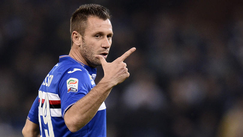 Sampdoria, Cassano: «Come si ferma il Napoli? Se Higuain ha un po' di febbre...»