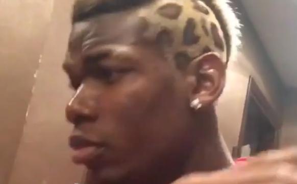 Juventus-Roma, Pogba è pronto...con un look "leopardato"!