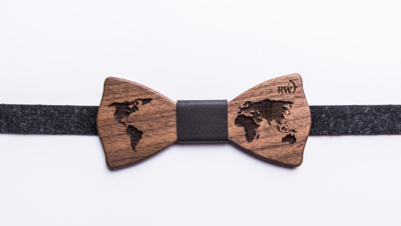 Robin Wood. Il papillon in legno di WooDone