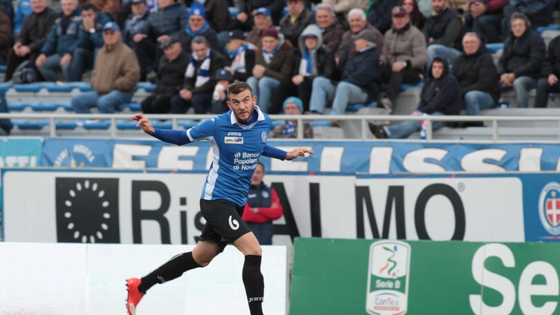 Serie B Novara, Vicari squalificato per una giornata