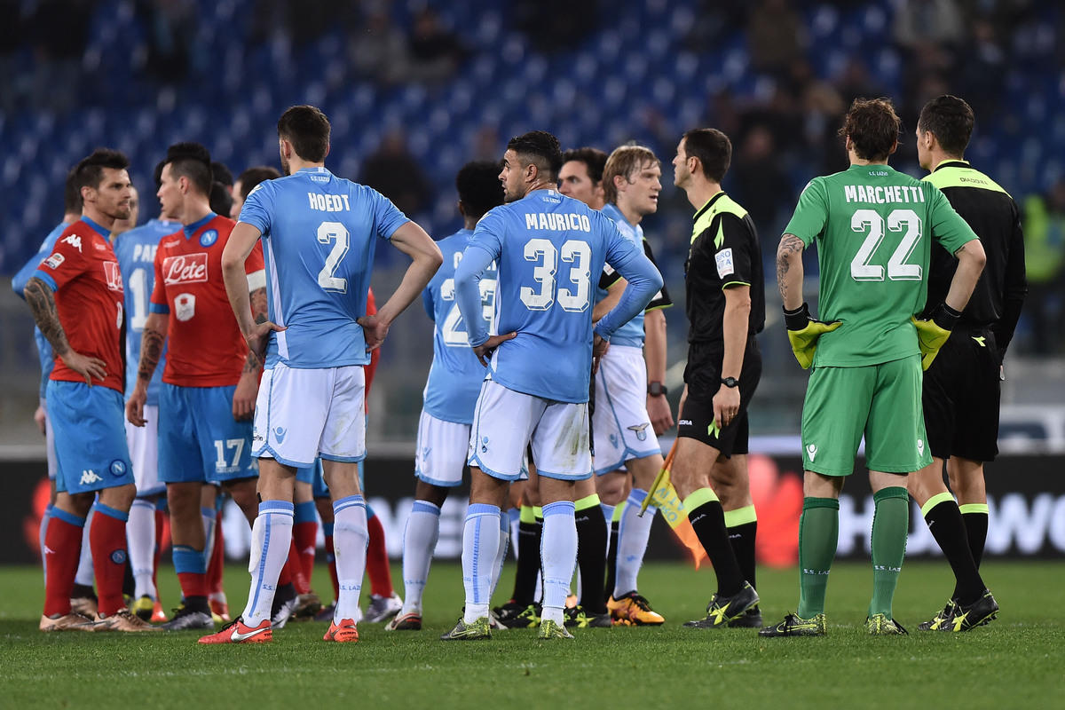 Serie A: Lazio-Napoli 0-2, Higuain e Callejon stendono i biancocelesti