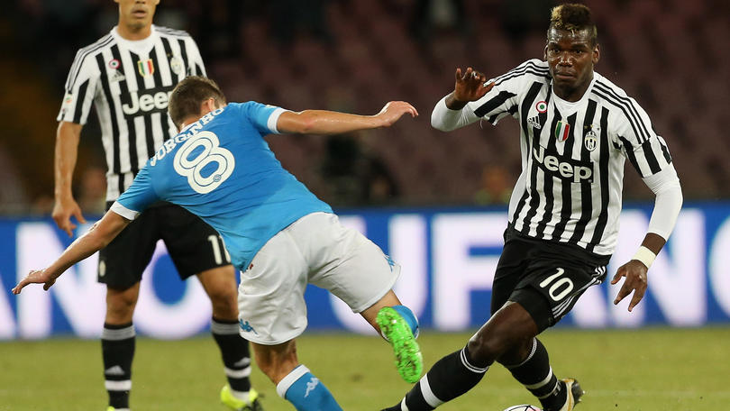 Juventus-Napoli: Pogba e Jorginho perni da scudetto