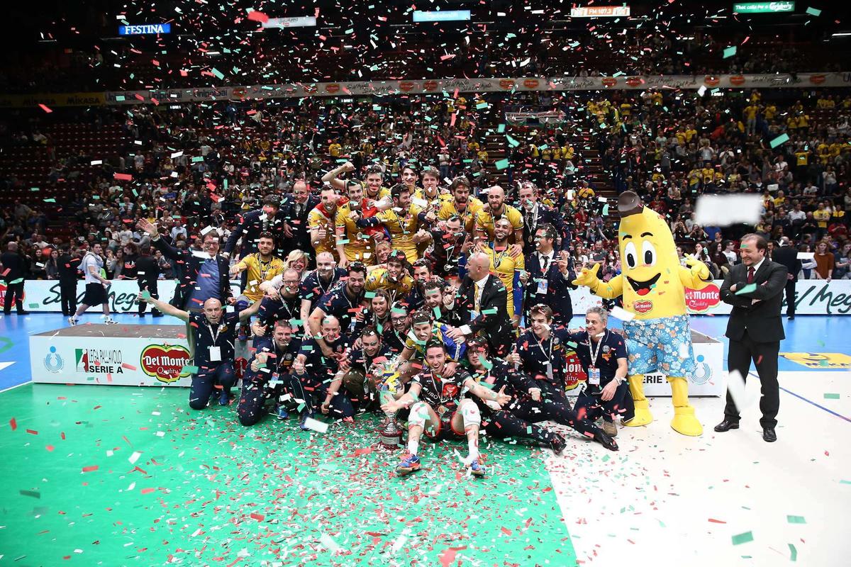 DHL Modena Volley vince la Coppa Italia. 3-0 netto a Trento