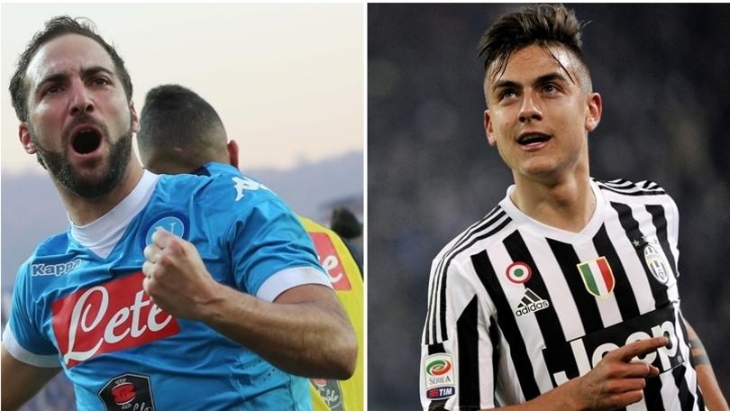 Serie A Juventus-Napoli: Dybala-Higuain coppia perfetta