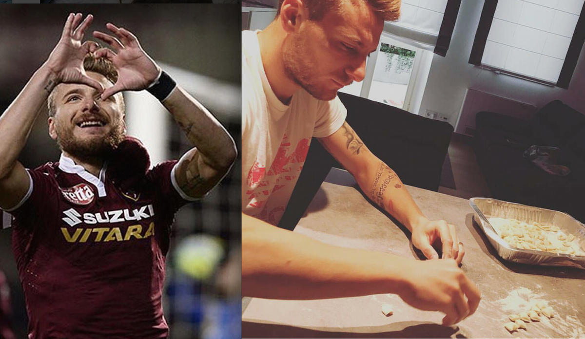 Torino, Immobile versione MasterChef. Fa la pasta in attesa dei gol