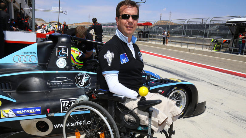 A Le Mans senza gambe né braccia, Sausset, Zanardi francese