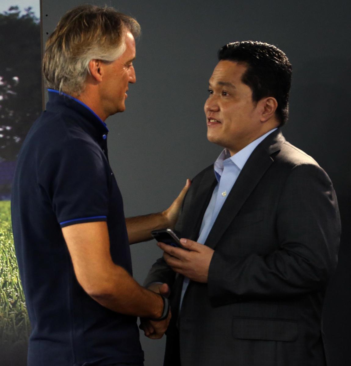 Thohir: «Punto alla Champions e sostengo Mancini»