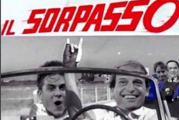Serie A Juventus, «Il sorpasso» e «Amaro Lucano». Lo sfottò sui social