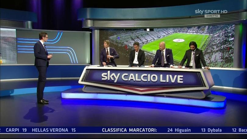 Ascolti, il calcio stravince nel sabato di Sky