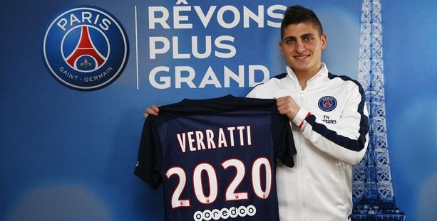 Calciomercato, Verratti al Psg fino al 2020