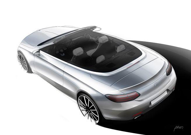 Mercedes Classe C Cabrio, la prima immagine