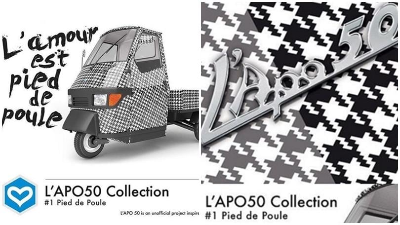 L'apo 50: Elkann veste bianconero il tre ruote Piaggio