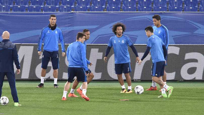 Champions League, Real Madrid: rifinitura all'Olimpico prima della Roma