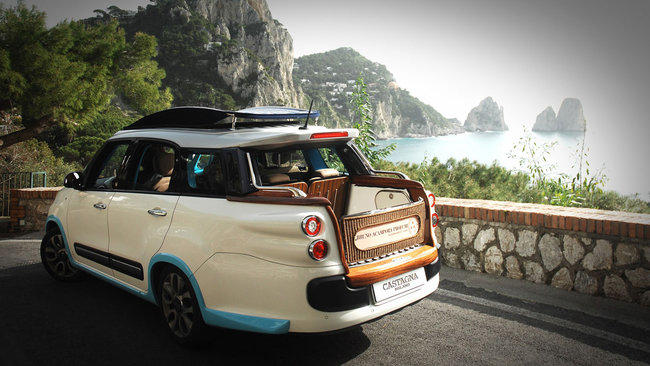Fiat 500L: Castagna onora la Capri di Tiberio