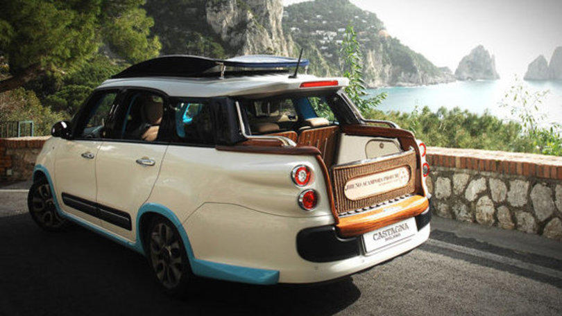 Fiat 500L: Castagna onora la Capri di Tiberio