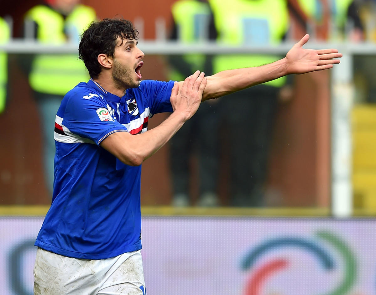 Serie A Sampdoria, Ranocchia: «Strano affrontare l'Inter»