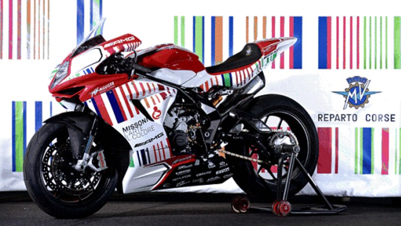 All’asta la moto MV Agusta F3 800 vestita Missoni