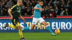 Napoli-Milan 1-1: i rossoneri bloccano Sarri, Juventus resta in testa