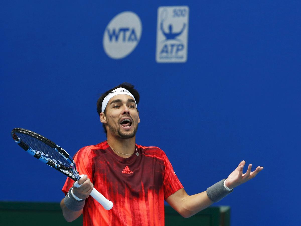 Tennis, Coppa Davis: Fognini ko, al suo posto Cecchinato